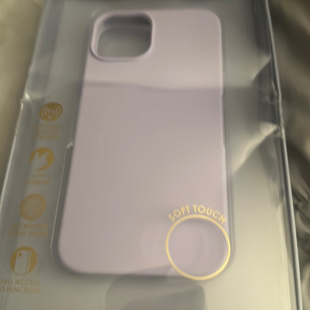 Soft purple iPhone case